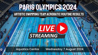 Artistic Swimming Olympics Live Streaming amp Updates  Paris Olympics 2024 [upl. by Hillary]