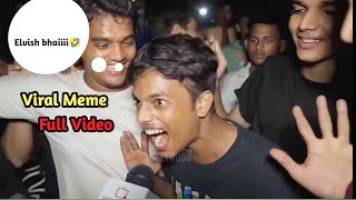 Aree Elvish Bhai ke aage koi Bol sakta he kyaaa  full video elvishyadav bigbossott viral [upl. by Dorene]