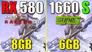 GTX 1660 Super vs RX 580  Test with Latest Drivers [upl. by Tessil]