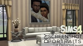 DIY In Game Portraits w Screenshots Using Sims 4 Studio [upl. by Papageno107]