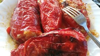 Bakina kuhinja  posna punjena paprika prste da poližeš meatless stuffed pepper [upl. by Chilt518]