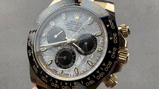 Rolex Daytona Meteorite Oysterflex 116518LN Rolex Watch Review [upl. by Cherey980]