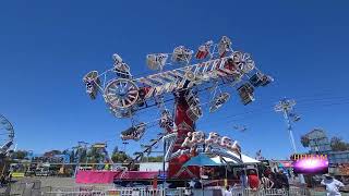 California State Fair Rides  The Zipper [upl. by Euqinomod587]