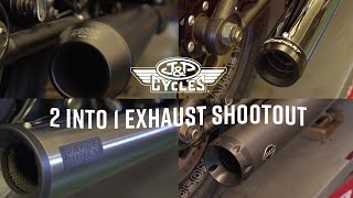 Milwaukee 8 Softail 2 into 1 Exhaust Shootout [upl. by Jacklin]