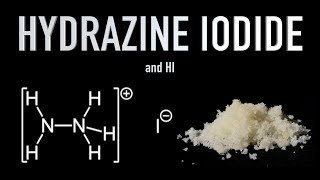 Making Hydrazine Iodide and Something Else [upl. by Taam]