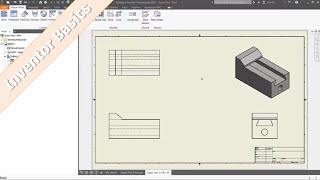 Inventor 101 Detail Part Drawings from 3D CAD [upl. by Goldman]