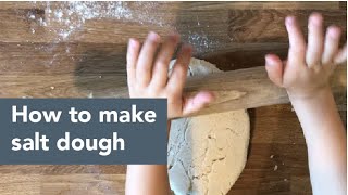 How to make salt dough in 4 easy steps [upl. by Bruns]