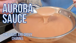 Aurora Sauce  Sauce Aurora  How to Make Aurora Sauce  Velouté Derivative  Sauce [upl. by Azeria590]