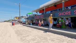 Walking on Wasaga Beach Boardwalk and Wasaga Beach strip walk 4K [upl. by Tybie342]