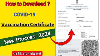 Vaccine Certificate Kaise Download Kare  Vaccination  Vaccine Certificate Kaise Nikale  Covid [upl. by Birecree235]