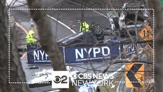 5 killed after 2 vehicles crash on Cross Island Parkway in Queens [upl. by Ynnos]