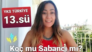 KOÇ MU SABANCI MI Neden Sabancı Üniversitesine Gittim YKS Türkiye 13sü Sabanci University [upl. by Rhiana]