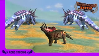 Dinosaurs Rampage Battles s1 GA3 pong1977 dinosaurs dinosaursbattle jurassicworld jurassicpark [upl. by Eimarej]