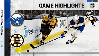 Sabres  Bruins 32  NHL Highlights 2023 [upl. by Mcleod844]