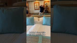 Tour of a Balcony Suite on the fredolsencruises Bolette shorts [upl. by Willtrude]