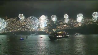 Madeira SilvesterFeuerwerk 2015 Mitschnitt der AIDAsol Livesendung Madeira Fireworks 2015 [upl. by Mcclenon]