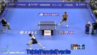 Zhang Jike Vs Seo Hyundeok 14 Final World Team Classic 2013 [upl. by Ongun542]