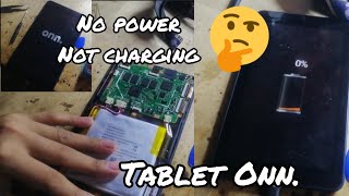 how to repair tablet ONN no power not charging [upl. by Kannav]