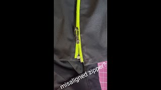 How to repair a misaligned zipper tutorial [upl. by Teddman]