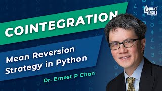 Cointegration amp Mean Reversion Ernest Chan’s Guide to Pairs Trading [upl. by Hsivat766]