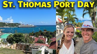 St Thomas Port Day  Wonder of the Seas  Royal Caribbean Day 4 [upl. by Jariah411]