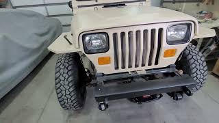 1994 Jeep Wrangler YJ makeover DIY flat fender [upl. by Iney336]