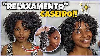 quotRELAXAMENTO CAPILARquot CASEIRO  CABELO CRESPO COMO FAZER [upl. by Rinum]