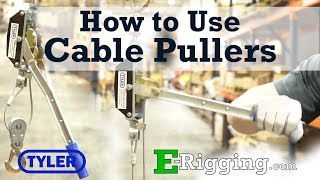 How to Use Cable Pullers and Come Alongs  Tyler Tool [upl. by Aerol]