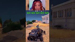 Mario gets bounced by the car fortnite battleroyale duos gamergirl [upl. by Broderick474]