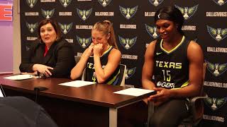 Dallas Wings Postgame Press Conference 070524 wnba dallaswings [upl. by Yrol758]