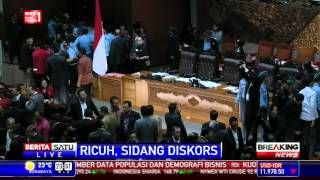 Breaking News Paripurna Ricuh Sidang Diskors [upl. by Ona762]