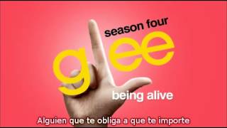 Being Alive  Glee subtitulado en español [upl. by Allak]