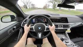 2022 BMW X6 M50i POV Drive Impressions and ASMR [upl. by Fabien]