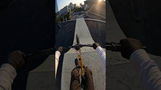 The scariest slopestyle course ever RB Roofride🙃 bike biking dirtjump mountainbike slopestyle [upl. by Otina]