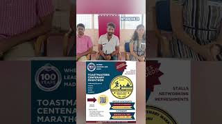 Toastmasters centenary marathon toastmastersclub marathon mysore sjce mysoreruler [upl. by Bonne]