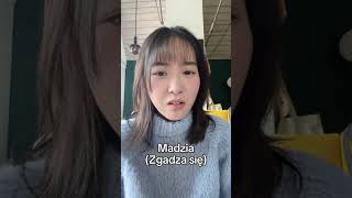 Ania na nie Madzia na tak 😎 językkoreański korean koreanlanguage [upl. by Elfie276]