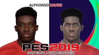 ALPHONSO DAVIES  PES 201920202021  FACE BUILD amp STATS [upl. by Sirahc]