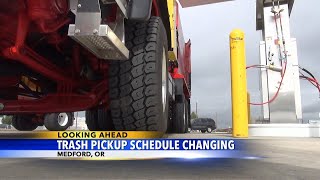 Trash pickup schedule changing in Medford [upl. by Harry]