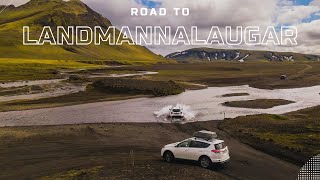 4K Road to LANDMANNALAUGAR  F225 amp F208   Highlands of Iceland 2k22 [upl. by Abdulla]