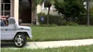 Kids Electric Mercedes Benz G55 Silver 2 Seater Ride On  12 Volt [upl. by Aicul]