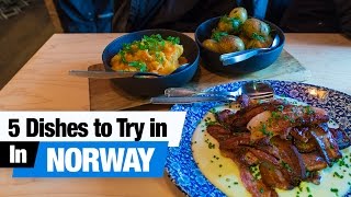 Norwegian Food Tour  5 Dishes to Try in Oslo Norway Americans Try Norwegian Food [upl. by Biddle]