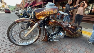 Sturgis 2024 walk through historic Deadwood SD [upl. by Onitram]