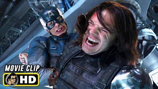 CAPTAIN AMERICA THE WINTER SOLDIER 2014 quotBucky Vs Cap Final Fightquot HD Marvel Clip [upl. by Whallon495]