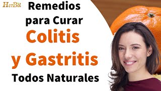 6 Remedios Caseros para la Colitis y la Gastritis todos Naturales [upl. by Sualokcin866]