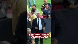 La IMAGEN de LAPORTA DESPUÉS del BARÇA 0  MÓNACO 3 en el JOAN GAMPER [upl. by Yahsan]