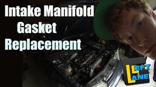 REPLACING THE INTAKE MANIFOLD GASKET ON THE MK4 GTI [upl. by Anavas]