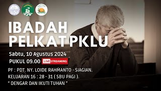 Ibadah PELKAT Persekutuan Kaum Lanjut Usia GPIB Maranatha Denpasar  Sabtu 10 Agustus 2024 [upl. by Hotchkiss]