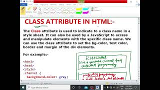 HTML TUTORIAL LECTURE  29DIV ELEMENT CLASS ATTRIBUTE EXPLANATION WIT EXAMPLE ECL365CLASSES [upl. by Sylvia]