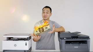 HP Neverstop Laser vs Brother MFC Which one ACTUALLY saves more money [upl. by Hafinah]