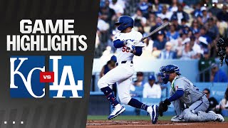 Royals vs Dodgers Game Highlights 61524  MLB Highlights [upl. by Akemahs]